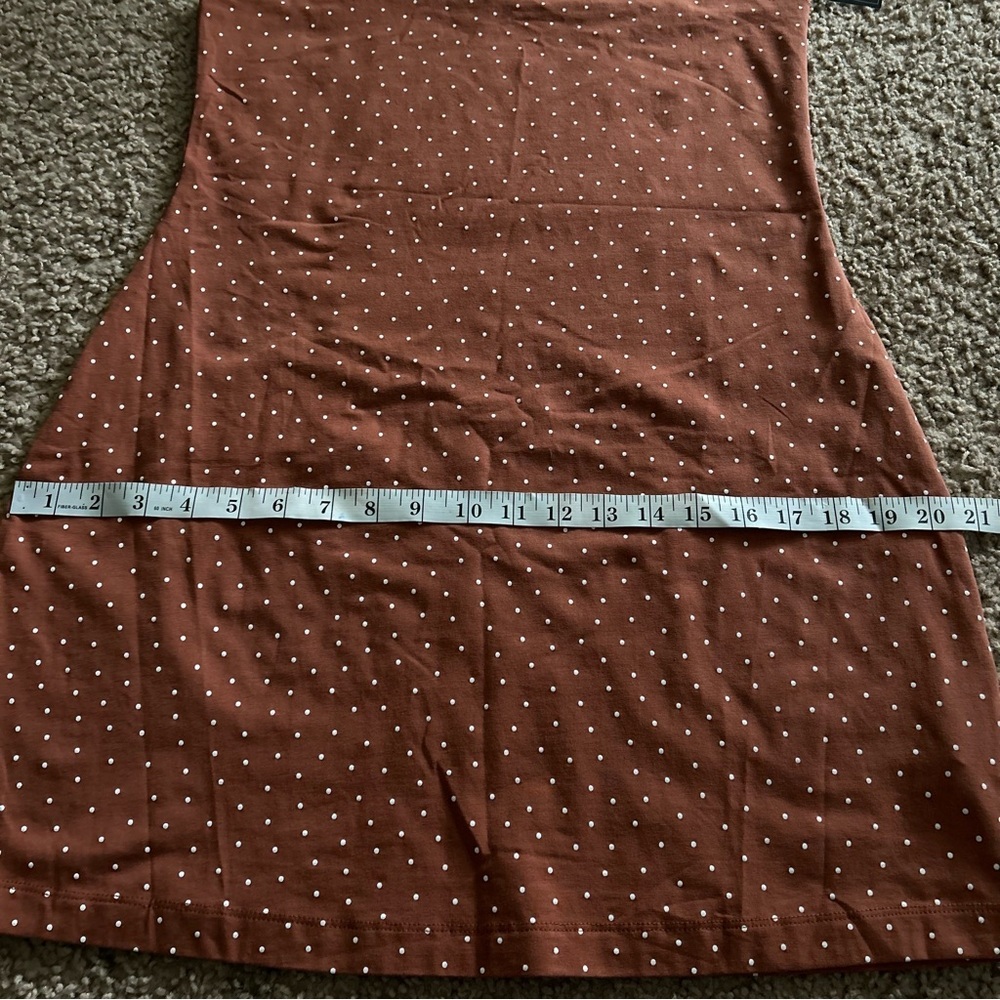 BP | Brown Polka Dot Mini Dress - Picture 7 of 11